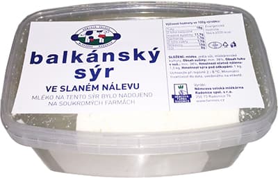 Balkánský sýr ve slaném nálevu